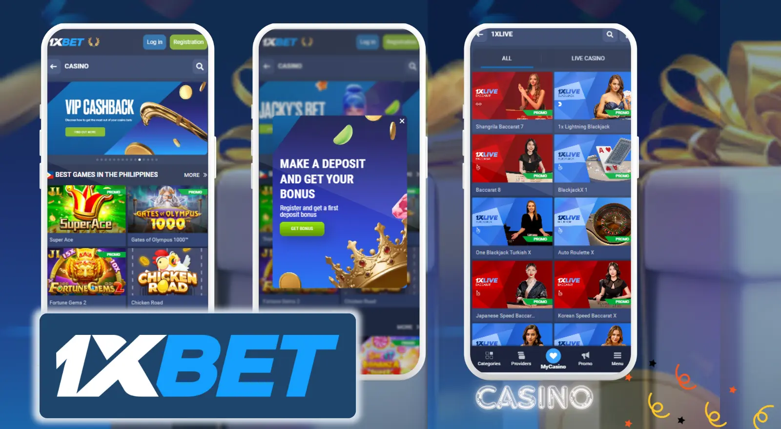 1xBet Live Casino